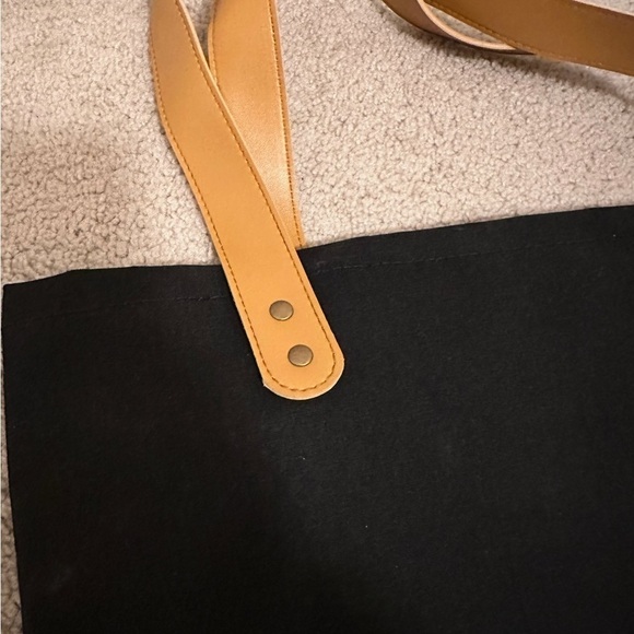Authentic San Francisco Black and Brown Tote - Picture 5 of 5